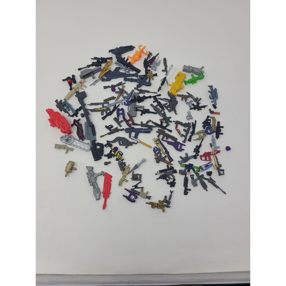 Large Lot Of Minifig Weapons